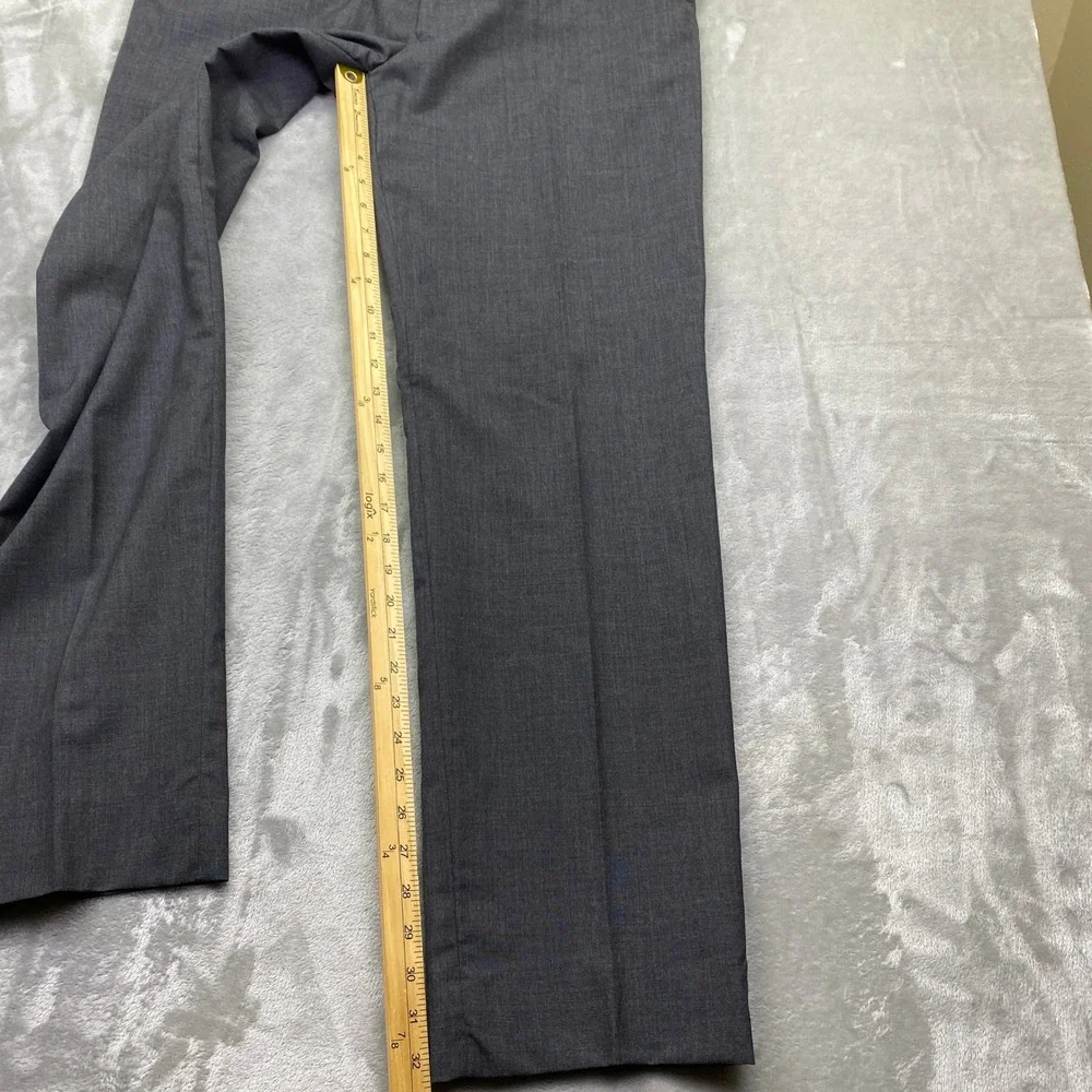 Lauren Ralph Lauren Men's Charcoal Wool Dress Pants Sz 36 Fits 35
